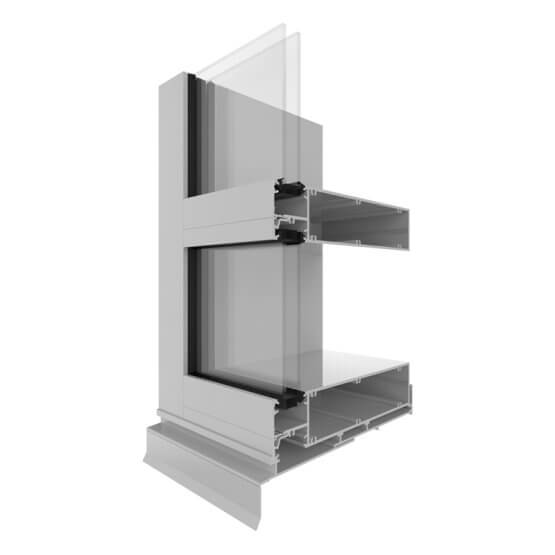 AGS Commercial 1029 Flushline (250mm) Corner Image.