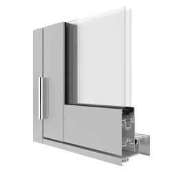 AGS Commercial 225 Hinged Door Corner Image.