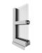AGS 325 Narrowline Double Glazed (76mm) Corner Image.