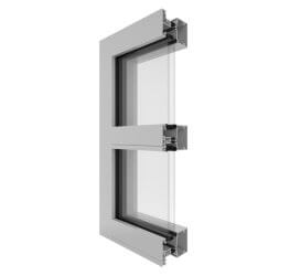 Futureline 429TB Front Glazed Framing System (100mm) Corner Image.