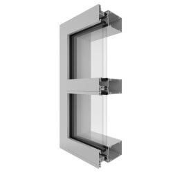 Futureline 629TB Front Glazed Framing System (150mm) Corner Image.