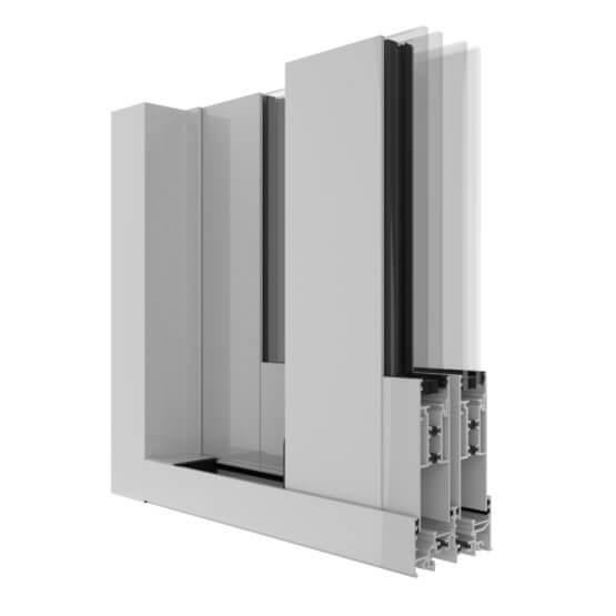 Capral's Futureline 994TB Sliding Door Corner Image.