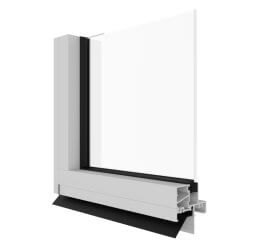 Capral's Urban 200 Fixed Light Window Corner Image.
