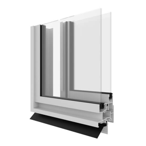 Capral's Urban 280 Sliding Window Corner Image.