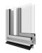 Capral's Urban 280 Sliding Window Corner Image.
