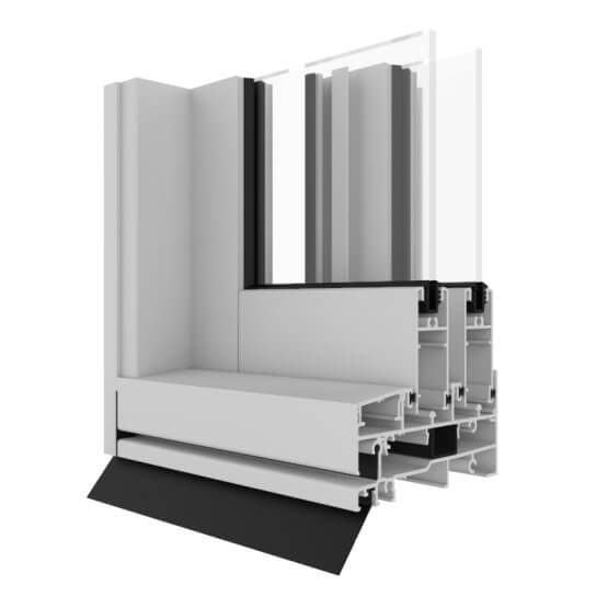 Corner Capral Urban 284 Sliding Door