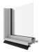 Urban Plus 300 Fixed Light Window (125mm) Corner Image.