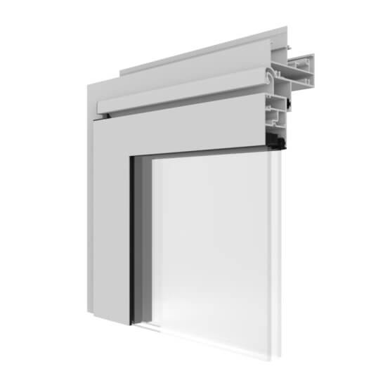 Capral's Urban Plus 392 Awning Window Corner Image.