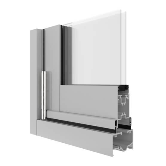 Capral's Urban Plus 395 Folding Window Corner Image.