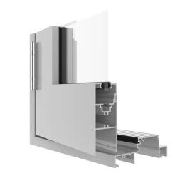 Capral's Urban Plus 397 Hinged Door Corner Image.