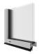Urban Plus 300 Fixed Light Window (76mm) Corner Image.