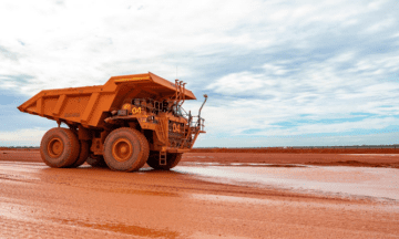 Rio Tinto truck in the mines