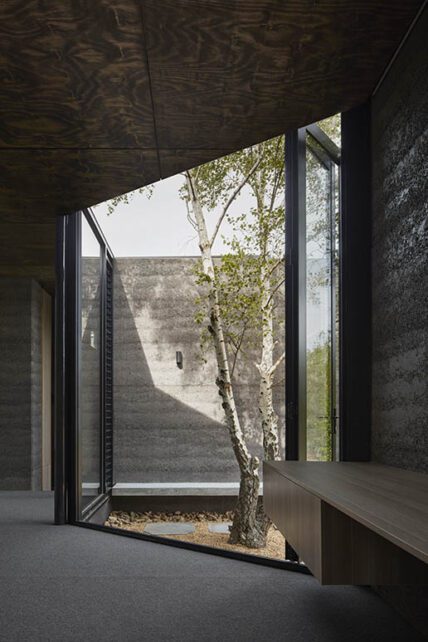 Capral's Project A Pavilion Between Trees using Capral window and building systems.