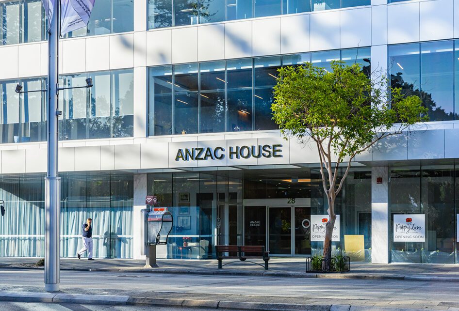 Capral's Project Perth RSL Offices using Capral window and building systems.