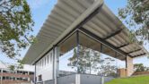 Capral's Project St Pius X High School using Capral window and building systems.