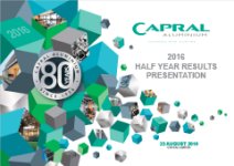 2016 Half-Year Results Presentation