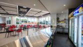 Capral's Project Bunbury Senior High School Cafeteria using Capral window and building systems.