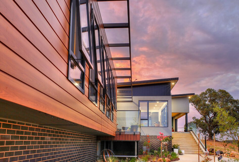Capral's Project Kunzea Estate using Capral window and building systems.