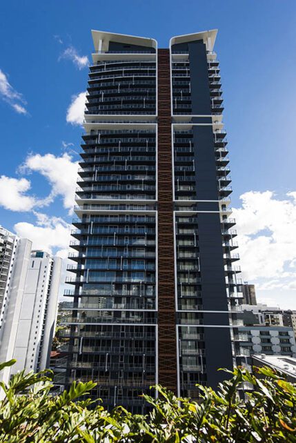 Capral's Project Concerto Apartments using Capral window and building systems.