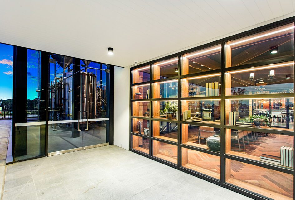 Capral's Project Marsden Brewhouse using Capral window and building systems.