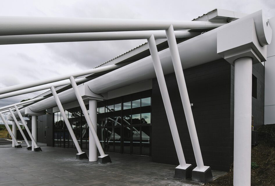 Capral's Project MyState Bank Arena using Capral window and building systems.
