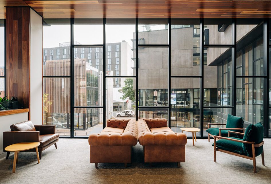 Capral's Project UTAS Student Accommodation using Capral window and building systems.