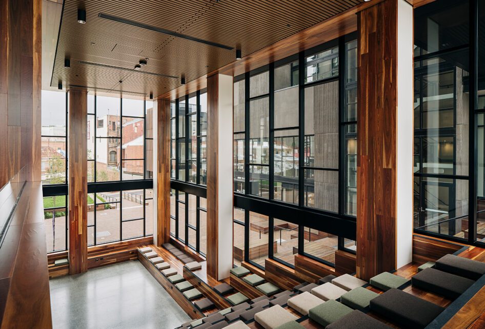 Capral's Project UTAS Student Accommodation using Capral window and building systems.