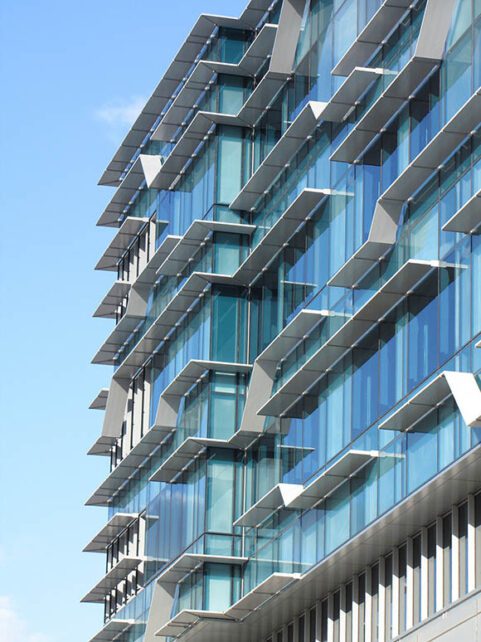 Capral's Project University Hospital Geelong Expansion using Capral window and building systems.