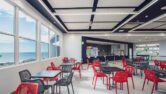 Capral's Project Bunbury Senior High School Cafeteria using Capral window and building systems.