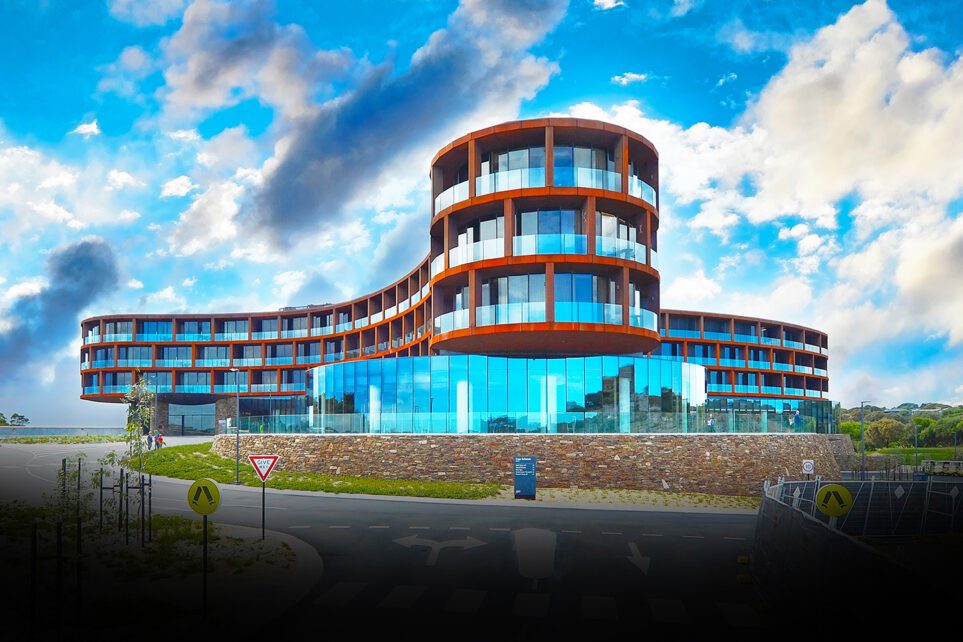 Capral's Project Cape Schanck Resort using Capral window and building systems.
