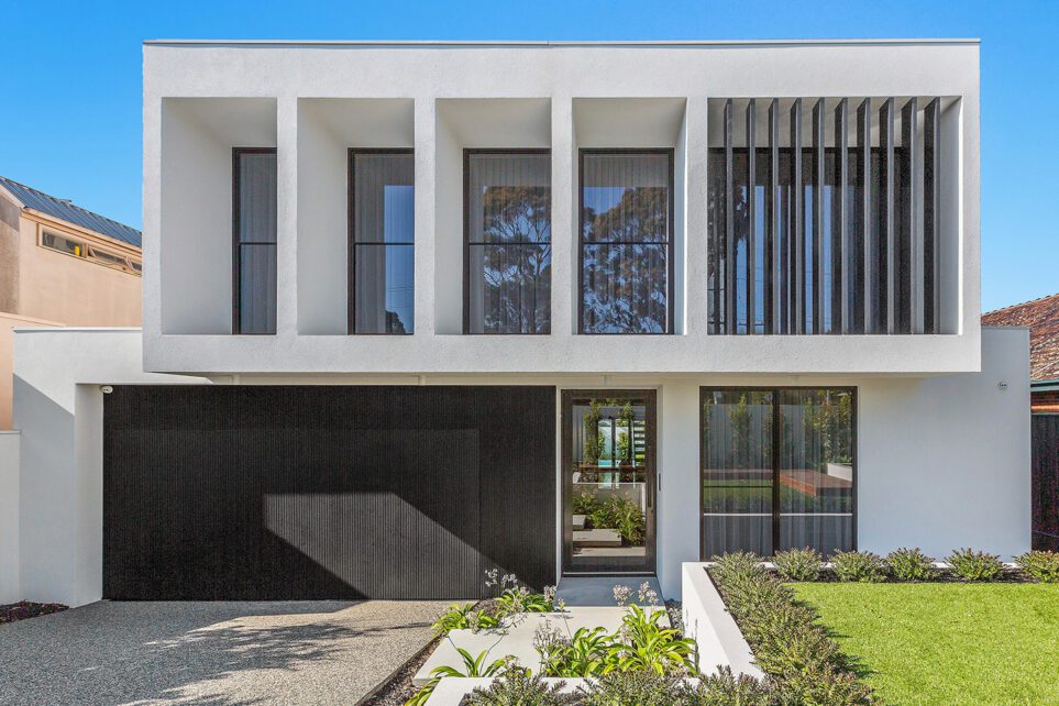 Capral's Project Centre House using Capral window and building systems.
