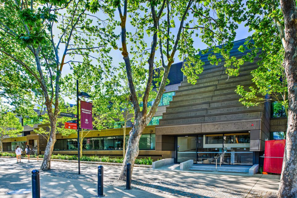 Capral's Project Macquaire University's Lincoln Building using Capral window and building systems.