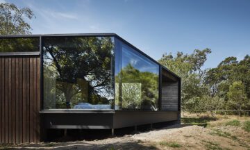 Capral's Project A Pavilion Between Trees using Capral window and building systems.