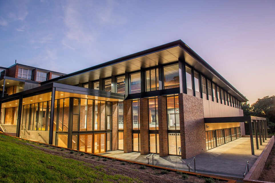 Capral's Project San Clemente High School using Capral window and building systems.