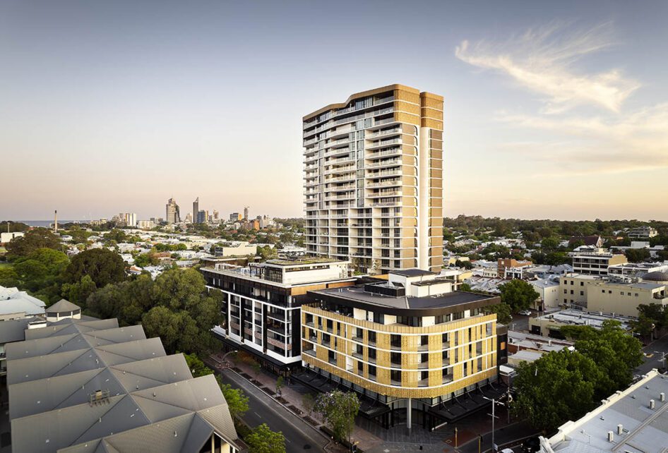 Capral's Project One Subiaco using Capral window and building systems.
