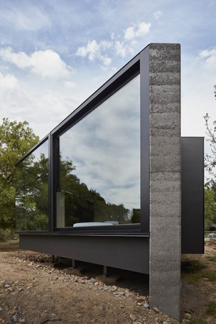 Capral's Project A Pavilion Between Trees using Capral window and building systems.