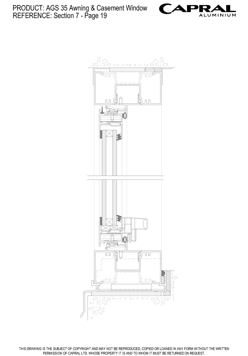 AGS 35 Awning Casement Inset Casement