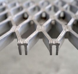 A photo of Capral's walkway grates
