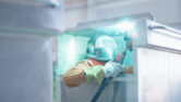A picture of a man welding Capral's aluminium to create the boat