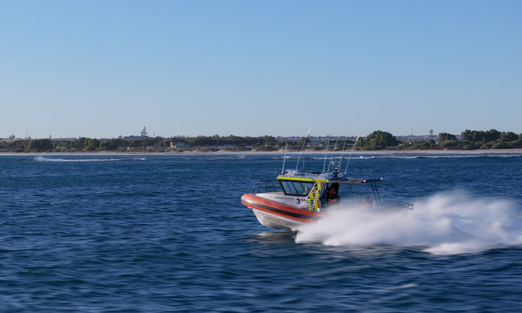 A picture of one of Dongora's boats out at sea
