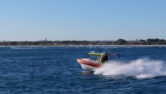 A picture of one of Dongora's boats out at sea