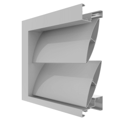 Extruded Aluminium Louvre
