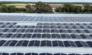 A picture of Sunlock's solar panels