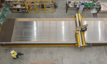 aluminium CNC flatbed router