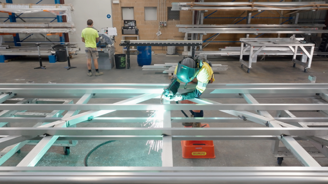 A photo of ciltech using capral aluminium