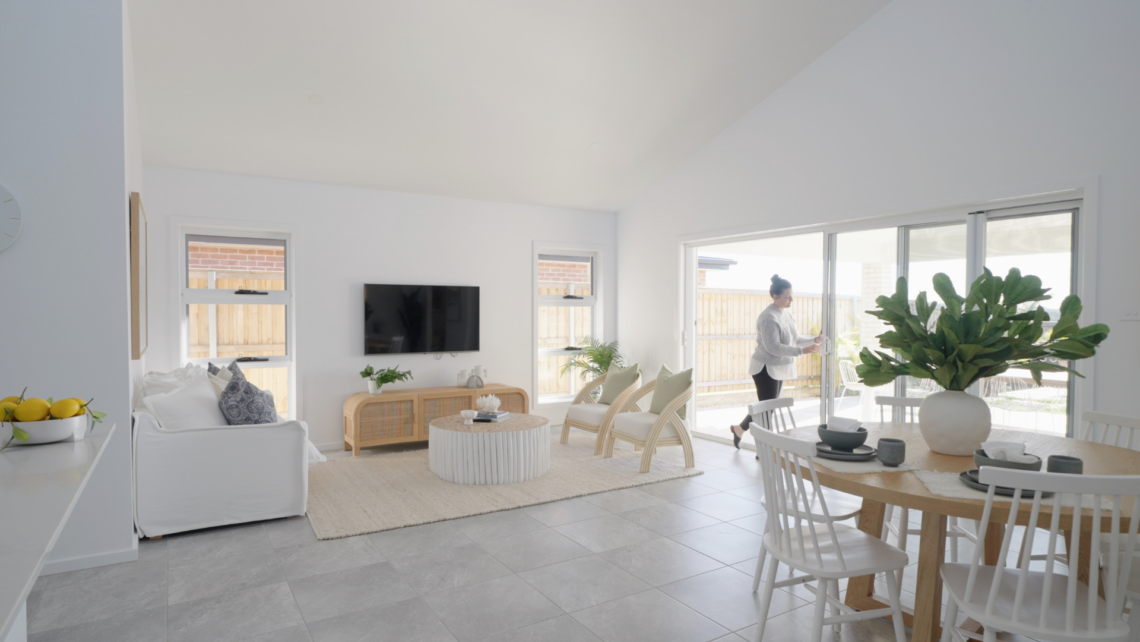 A picture of a beautiful home featuring Capral windows installed by Fin Windows