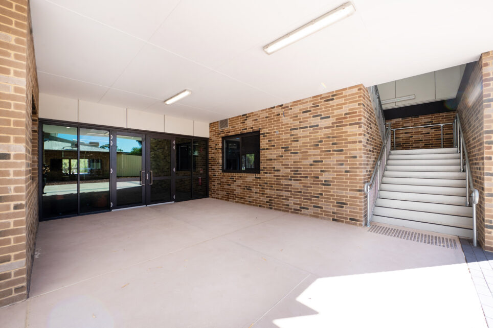 A photo of Australind Senior High School featuring Capral's Windows