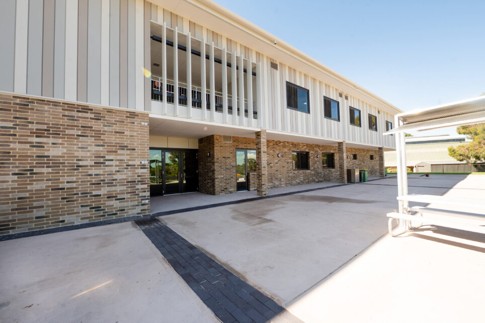 A photo of Australind Senior High School featuring Capral's Windows