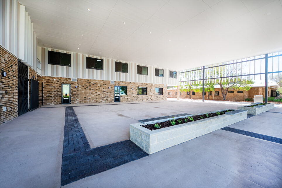 A photo of Australind Senior High School featuring Capral's Windows