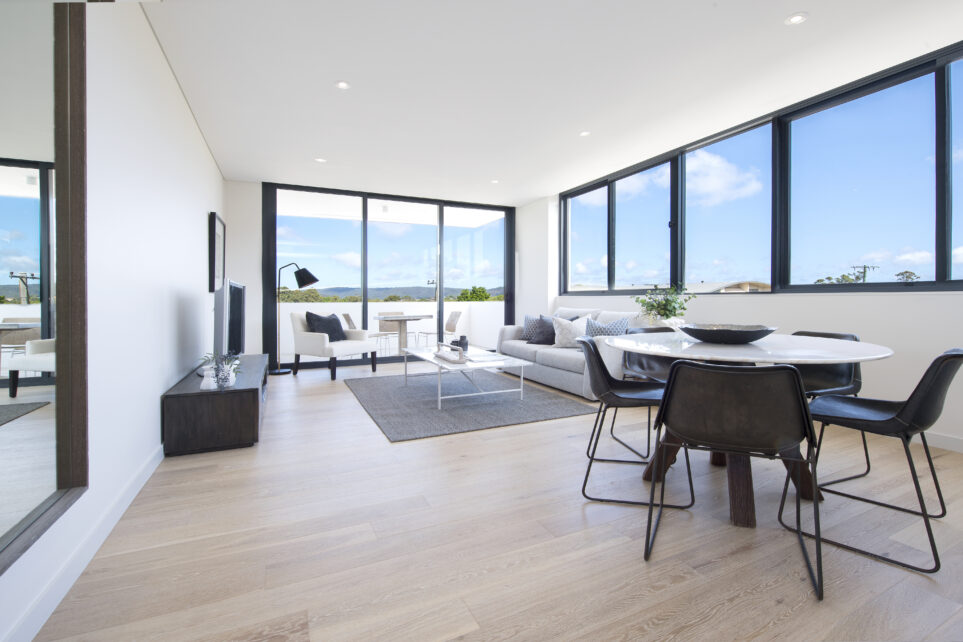 The Albany featuring capral windows and doors